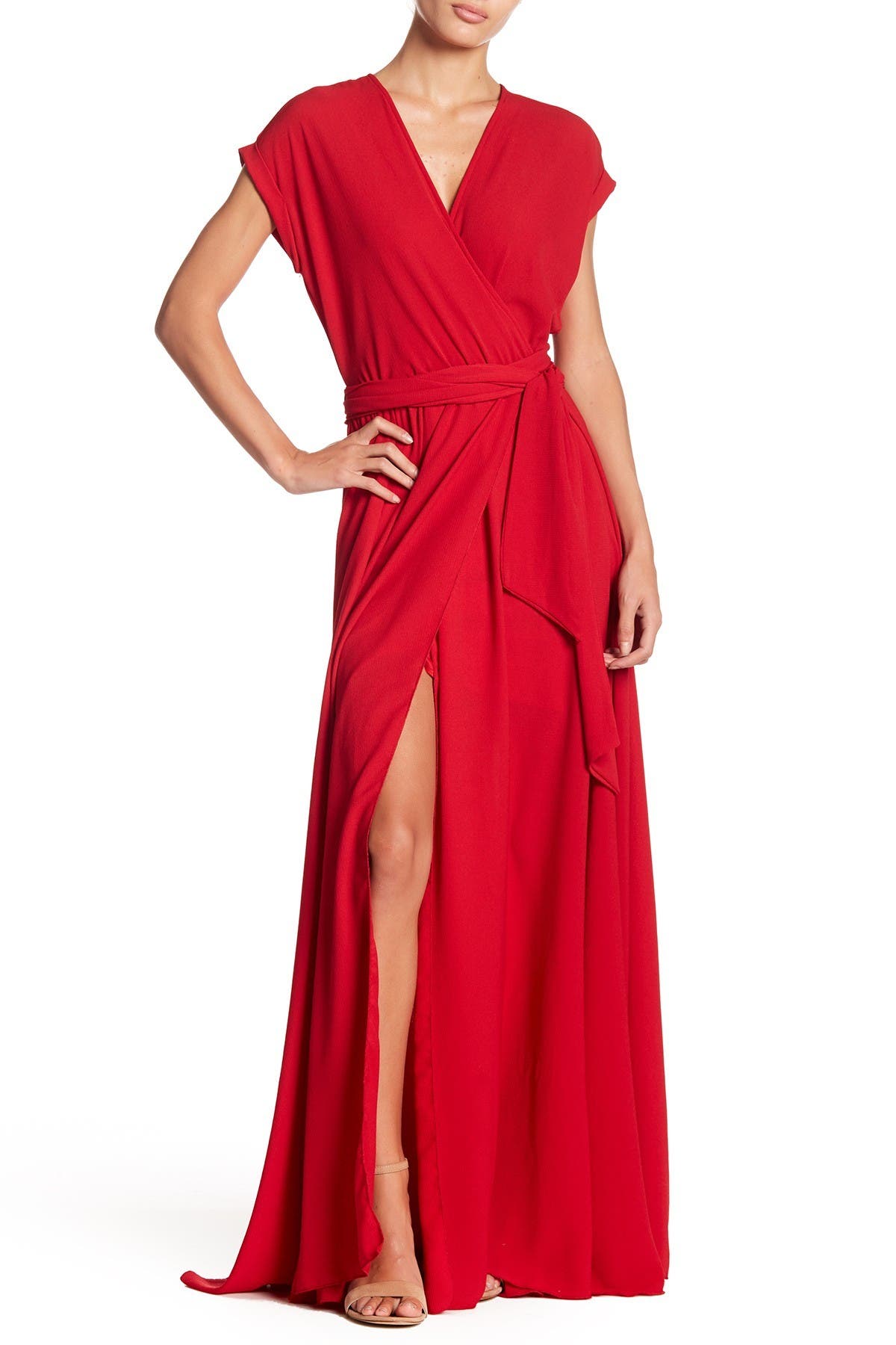 Red Wrap Dresses | Nordstrom Rack